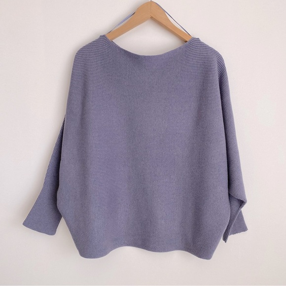 Philosophy Womens Viscose Blend Long Sleeve Poncho, Purple, Size 1X - Picture 1 of 8